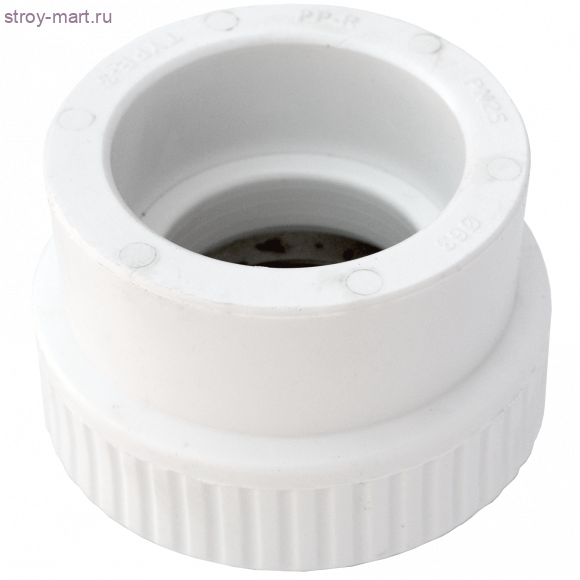 Муфта PP-R комбинированн под ключ белый Дн 50х1 1/2 ВР РосТурПласт 10659 - 4640014216293 Муфта PP-R комбинированн под ключ белый Дн 50х1 1/2 ВР РосТурПласт 10659 - 4640014216293