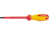 Отвертка «Matrix Professional» Insulated, SL4,0x100 мм, CrMo, до 1000 В, двухкомп,рукоятка / 12916 - С-000122134 Отвертка «Matrix Professional» Insulated, SL4,0x100 мм, CrMo, до 1000 В, двухкомп,рукоятка / 12916 - С-000122134