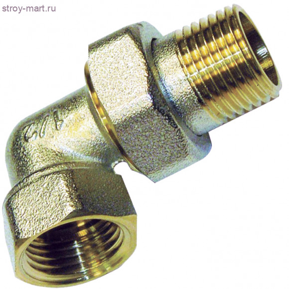 Соединитель латунь американка никель Ду 25 угл ВР/НР Faro STC 5684 - 4606034007150 Соединитель латунь американка никель Ду 25 угл ВР/НР Faro STC 5684 - 4606034007150