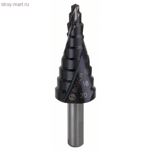 Ступ сверло HSS-AlTIN 9 ступ 4-20 мм - 2608588066 Ступ сверло HSS-AlTIN 9 ступ 4-20 мм - 2608588066