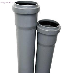 Труба PP-H серый эконом Дн 110х2,2 б/нап L=2,0м в комлекте Россия - 4640014211892 Труба PP-H серый эконом Дн 110х2,2 б/нап L=2,0м в комлекте Россия - 4640014211892
