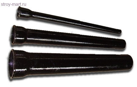 Труба чугун канализационн Ду 50 б/нап L=2м ГОСТ 6942-98 - 4606034027653 Труба чугун канализационн Ду 50 б/нап L=2м ГОСТ 6942-98 - 4606034027653