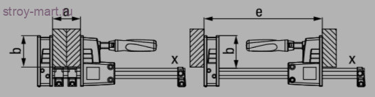 Vario Корпусная струбцина REVO KRV BESSEY KRV150-2K Vario Корпусная струбцина REVO KRV BESSEY KRV150-2K