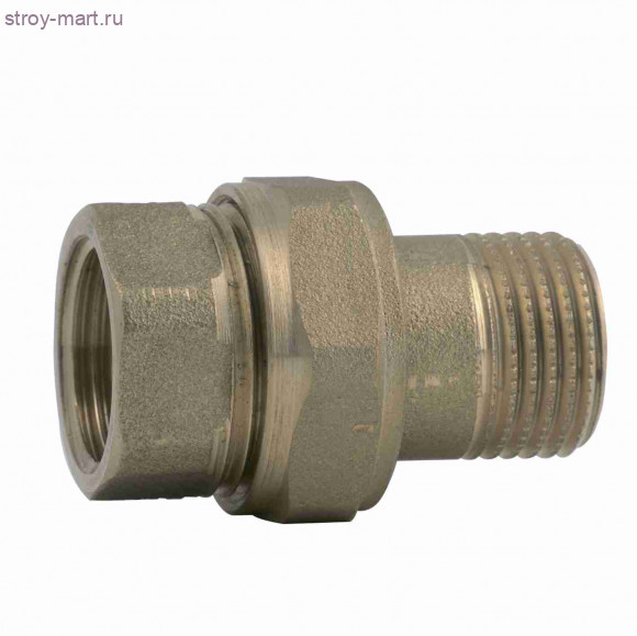 Соединитель с накидной гайкой 'американка' латунный ЦВЕТЛИТ - Ду15 CDFA2111A10001