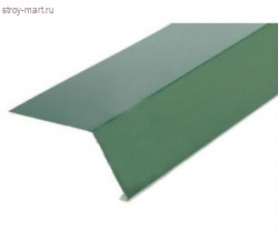 Фартук карнизный S1, L-2 м, PE 04, RAL 6005 зеленый - С-000098624