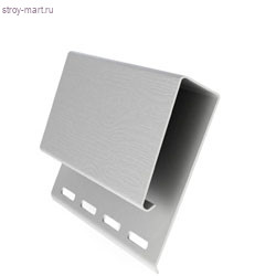 J-профиль широкий GL белый 3,10м (20 шт./уп.) - С-000085605