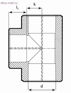 Тройник PP-R белый Дн 20 Firat - 4606034005866