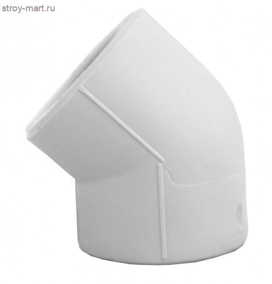 Угольник PP-R серый Дн 50 Firat - 4606034033081 Угольник PP-R серый Дн 50 Firat - 4606034033081