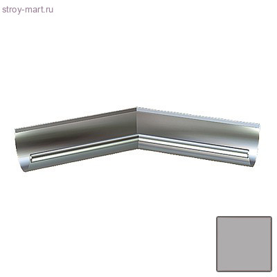 Lindab Угол внутренний желоба 135 град, 125мм (045) RAL 9006 серебристый - С-000124413 Lindab Угол внутренний желоба 135 град, 125мм (045) RAL 9006 серебристый - С-000124413