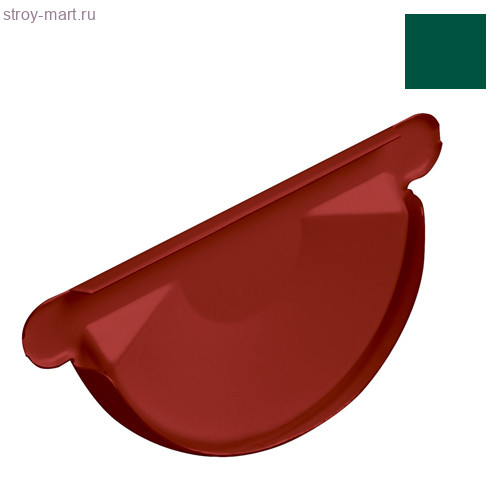 Grand Line, Заглушка торцевая универсальная, 125 мм, RAL 6005 - С-000043588 Grand Line, Заглушка торцевая универсальная, 125 мм, RAL 6005 - С-000043588