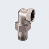 Соединитель латунь никель угл Ду25 м/р угл американка - 027-8926 Соединитель латунь никель угл Ду25 м/р угл американка - 027-8926