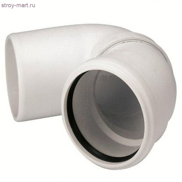 Отвод PP-H Skolan сифонн Дн 100х135° б/нап в комплекте б/ш Ostendorf 335950