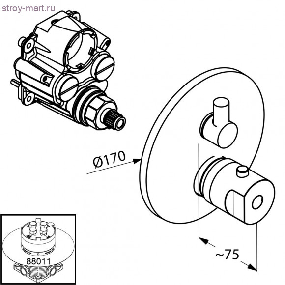 KLUDI NEW WAVES 578300530 KLUDI NEW WAVES 578300530