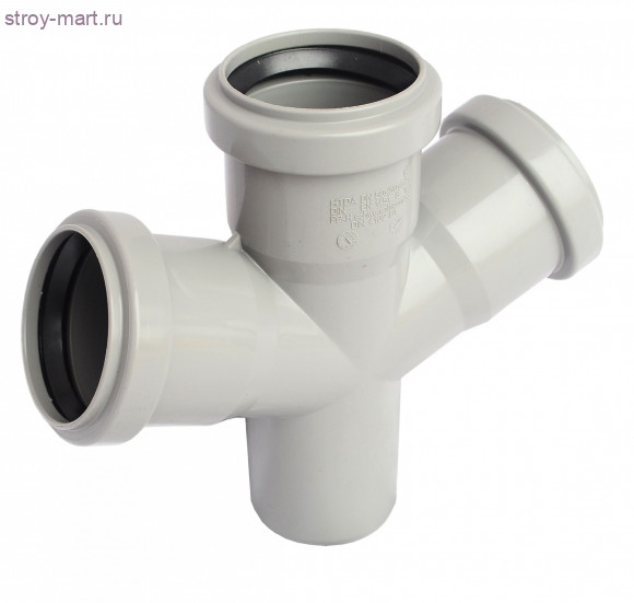 Крест PP-H серый Дн 50х50х67,5° б/нап в комплекте Ostendorf 112900 - 4052836129000 Крест PP-H серый Дн 50х50х67,5° б/нап в комплекте Ostendorf 112900 - 4052836129000