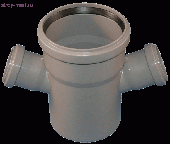 Крест PP-H серый Дн 50х50х67,5° б/нап в комплекте Ostendorf 112900 - 4052836129000 Крест PP-H серый Дн 50х50х67,5° б/нап в комплекте Ostendorf 112900 - 4052836129000