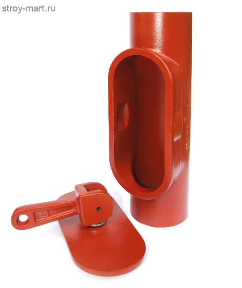 Ревизия чугун Дн 200 с замком с перекидным рыч SML - 027-7875