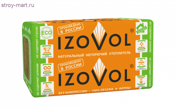 Плита Изовол К-120 (1200x1000х180) 1,2м2, 0,216м3 (1)