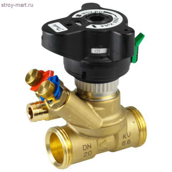 Клапан балансировочный MSV-BD Leno с изм/нип Ду 15 Ру20 ручной НР/НР Danfoss 003Z4100 Клапан балансировочный MSV-BD Leno с изм/нип Ду 15 Ру20 ручной НР/НР Danfoss 003Z4100