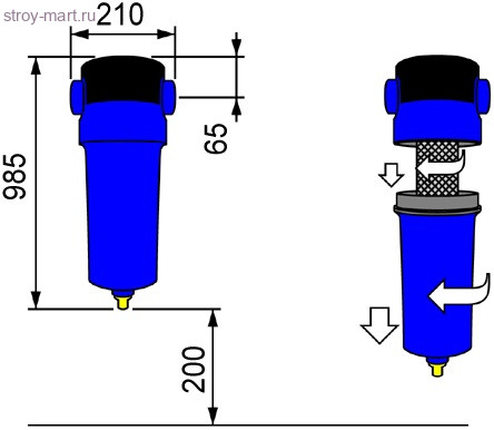 Фильтр основной очистки OMI PF 440 - 04A.2640.P