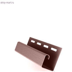 J-профиль GL коричневый 3м (51 шт./уп.) - С-000085618 J-профиль GL коричневый 3м (51 шт./уп.) - С-000085618