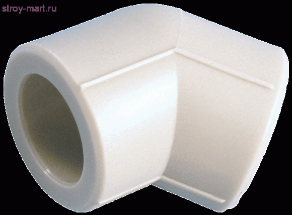 Угольник PP-R серый Дн 63 Firat - 4606034033098