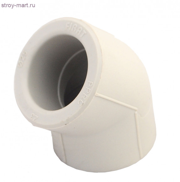 Угольник PP-R серый Дн 63 Firat - 4606034033098