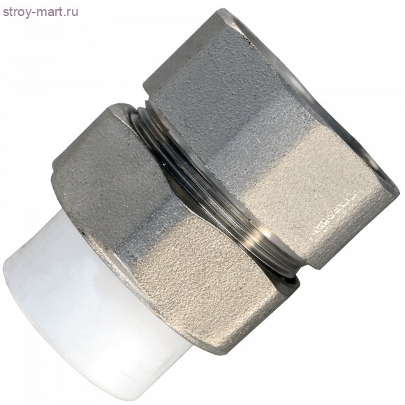 Муфта PP-R комбинированн разъемная белый Дн 32х1 ВР РосТурПласт 10622 - 4640014210505 Муфта PP-R комбинированн разъемная белый Дн 32х1 ВР РосТурПласт 10622 - 4640014210505