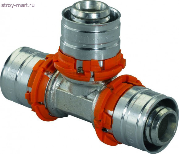 Тройник МП латунь MLC Дн 25 пресс Uponor 1015028 - 027-6778