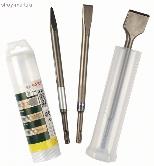 3 SDS-PLUS ЗУБИЛА SET - 2607019457