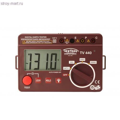 Прибор для проверки сопротивления заземления - TESTBOYTV440N Прибор для проверки сопротивления заземления - TESTBOYTV440N