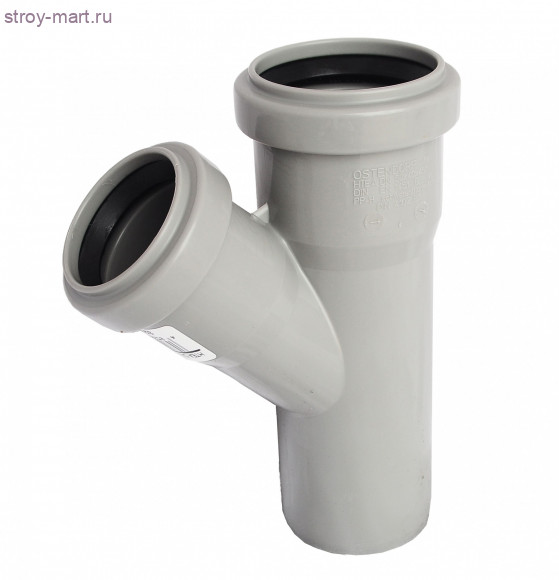 Тройник PP-H серый Дн 32х32х87,5° б/нап в комплекте Ostendorf 110400 - 4052836104007 Тройник PP-H серый Дн 32х32х87,5° б/нап в комплекте Ostendorf 110400 - 4052836104007