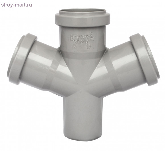 Крест PP-H серый Дн 110х50х67,5° б/нап в комплекте Ostendorf 115910 - 4052836159106 Крест PP-H серый Дн 110х50х67,5° б/нап в комплекте Ostendorf 115910 - 4052836159106