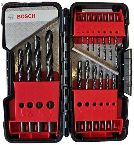 Набор сверл по мет 1HSS-R Tough Box 18 шт - 2608589294