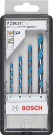 4 СВЕРЛА CYL-9 MULTI CONSTRUCTION 4/5/6/8 ММ - 2607018285