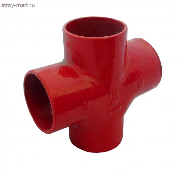 Крестовина чугун Дн 100х50х50х90 б/растр SML - 027-7815