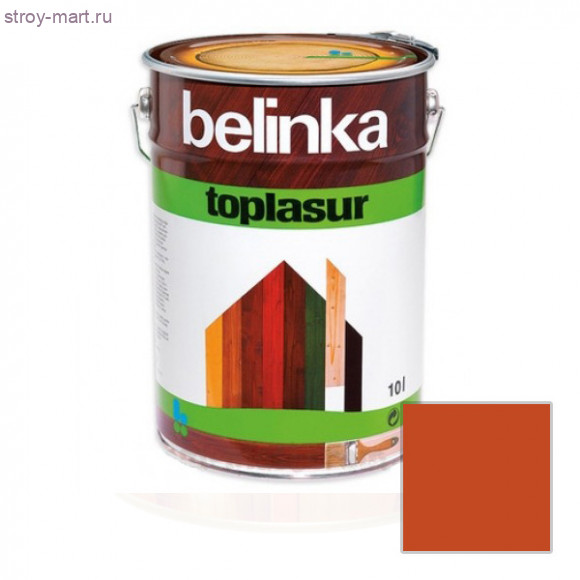 Лазурное покрытие для защиты древесины «Belinka Toplasur» Тик (№17) .10л. / 51517 - С-000116895 Лазурное покрытие для защиты древесины «Belinka Toplasur» Тик (№17) .10л. / 51517 - С-000116895