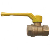 Кран шаровой латунь газ 11б27п А10 Ду 32 ВР/ВР рычаг БАЗ  - А500мм