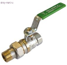 Кран шаровой латунь Uno+ 1756 Ду 25 ВР/американка рычаг STC 1756 - 4606034150597 Кран шаровой латунь Uno+ 1756 Ду 25 ВР/американка рычаг STC 1756 - 4606034150597