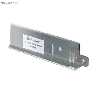 Каркас «Албес» 24/38 евро белый матовый L=3,7 (74 м.п./уп.) - С-000062872 Каркас «Албес» 24/38 евро белый матовый L=3,7 (74 м.п./уп.) - С-000062872