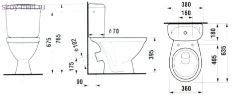 Унитаз-компакт Lyra белый нижний подвод 2/реж косой выпуск в комплекте Jika 8.2423.4.000.242.9, 8.9251.5.300.000.9 Унитаз-компакт Lyra белый нижний подвод 2/реж косой выпуск в комплекте Jika 8.2423.4.000.242.9, 8.9251.5.300.000.9