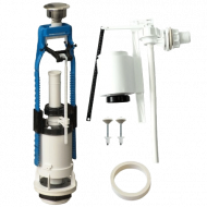 Арматура для бачка кнопка хром нижний подвод универсал Уклад АБ69.03.14.3 - 4606034001844 Арматура для бачка кнопка хром нижний подвод универсал Уклад АБ69.03.14.3 - 4606034001844