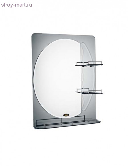 Зеркало комбинированн 3 полки P736-4 серый POTATO - 001-0169 Зеркало комбинированн 3 полки P736-4 серый POTATO - 001-0169