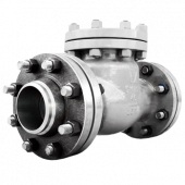 Клапан обратный стальной 19с53нж Ду50 Ру40 - 019-0527 Клапан обратный стальной 19с53нж Ду50 Ру40 - 019-0527
