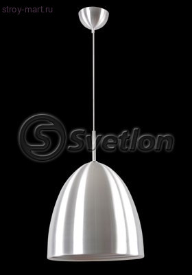 Светильник подвесной Svetlon, 5004 brushed aluminum/silver d=300mm Светильник подвесной Svetlon, 5004 brushed aluminum/silver d=300mm
