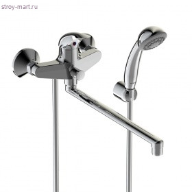 Смеситель одноручный для ванны Орион хром к/затвор труб поворот дл/излив L=320мм Vidima ВА005АА Смеситель одноручный для ванны Орион хром к/затвор труб поворот дл/излив L=320мм Vidima ВА005АА