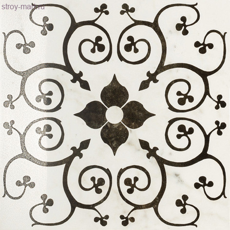 Шарм Перл вставка Букей 60x60 шлифованная