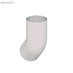 МП, Колено трубы D 100 (60гр.) RAL 9010 - С-000112397