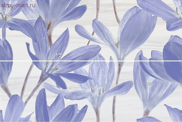 Сады Форбури Панно Крокус сиреневый 13011R\A\B\3F 60х89,5 (из 2 плиток) Сады Форбури Панно Крокус сиреневый 13011R\A\B\3F 60х89,5 (из 2 плиток)
