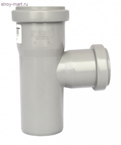 Тройник PP-H серый Дн 40х40х87,5° б/нап в комплекте Ostendorf 111400 - 4052836114006 Тройник PP-H серый Дн 40х40х87,5° б/нап в комплекте Ostendorf 111400 - 4052836114006