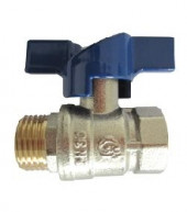 Кран шаровой Solo Ду15 р/нак/г полн баб - 007-5401